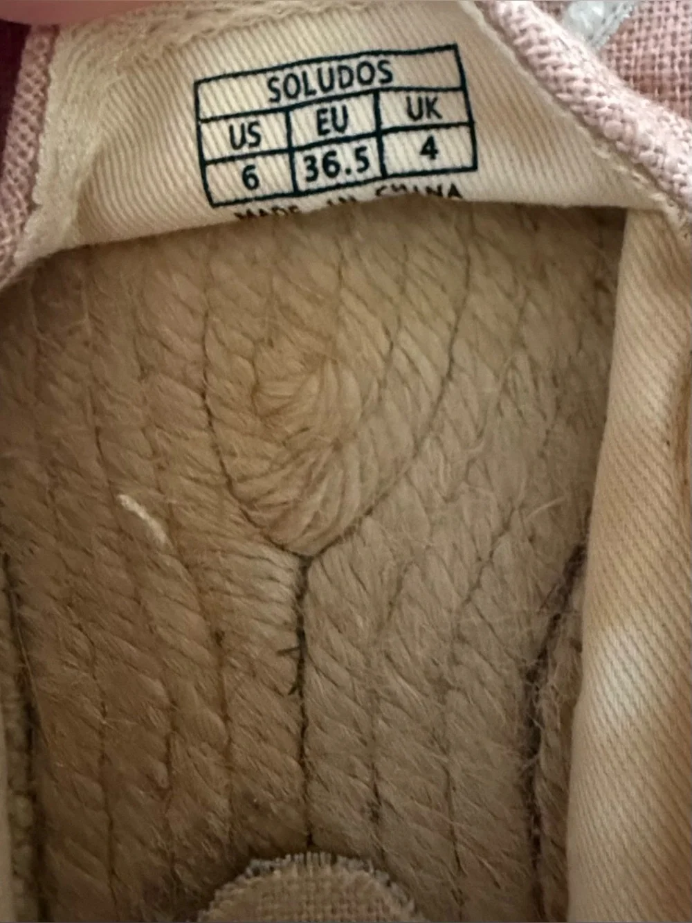 Soludos Pink Linen 'Ciao Bella' Embroidered Espadrilles